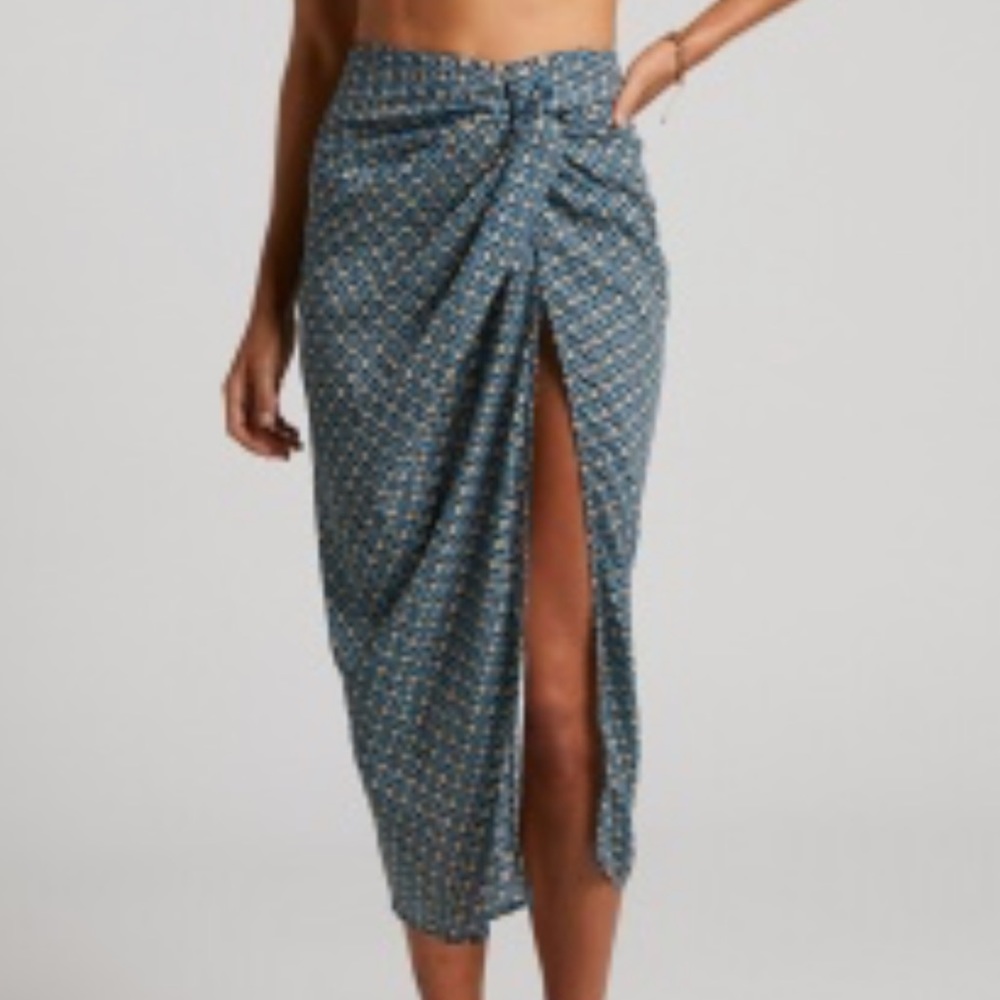 Brunita midi skirt